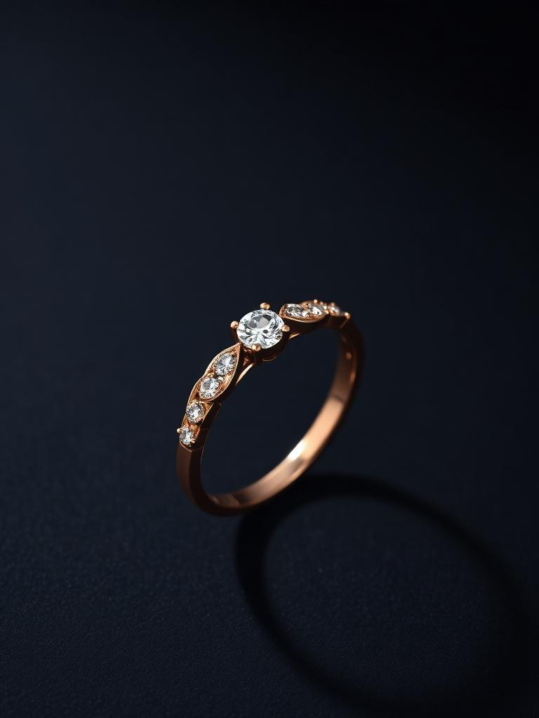 Vintage Marquise, Rose Gold
