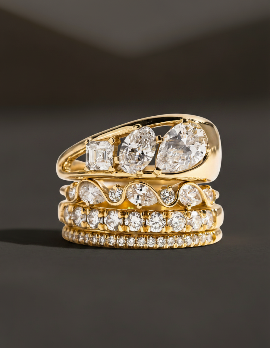 Bands diamond jewelry